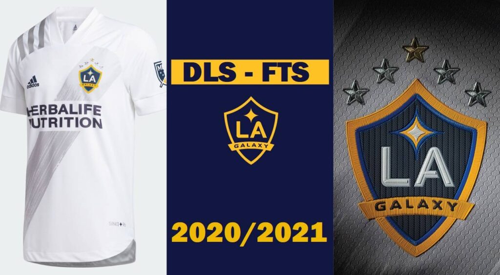 MLS La Galaxy 2021 Kit and Logo Dream League Soccer FTS