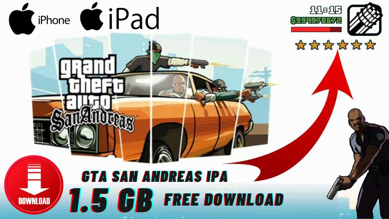 GTA San Andreas ipa iOS iPhone Free Download