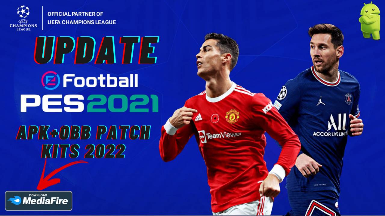 eFootball PES 2022 APK UCL Patch Download