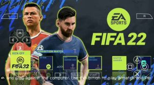 Download FIFA 22 iSO PPSSPP Android Mod English Version
