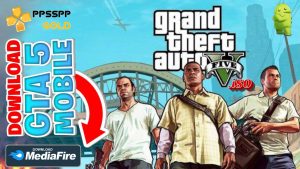 Download GTA 5 iSO PPSSPP Emulator for Android