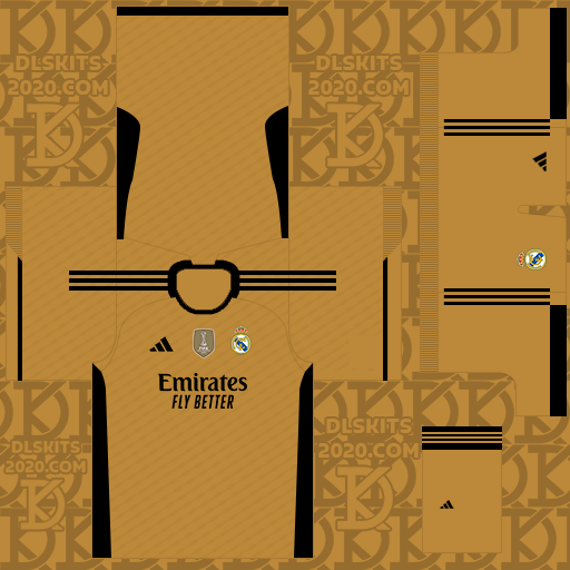 DLS 19 Real Madrid Third Kit 2024