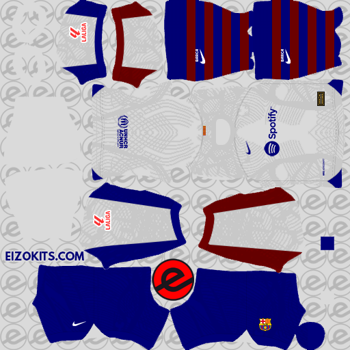 DLS 24 Barcelona Away Kit 2024