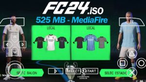 FC 24 iSO PPSSPP PS5 Camera Download for Android & iOS