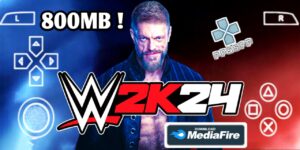 WWE 2K24 iSO 800MB PPSSPP Mediafire Download