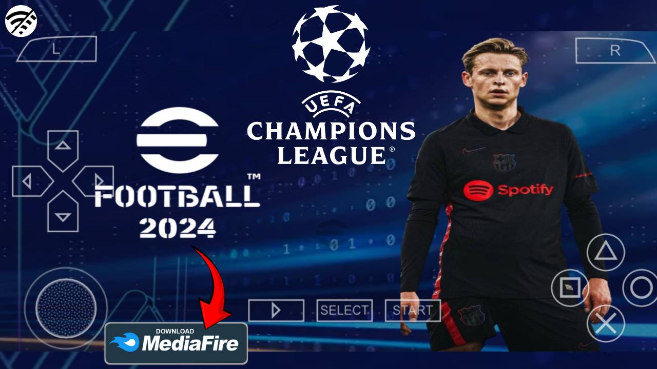 UCL eFootball 2024 PPSSPP for Android & iOS Download