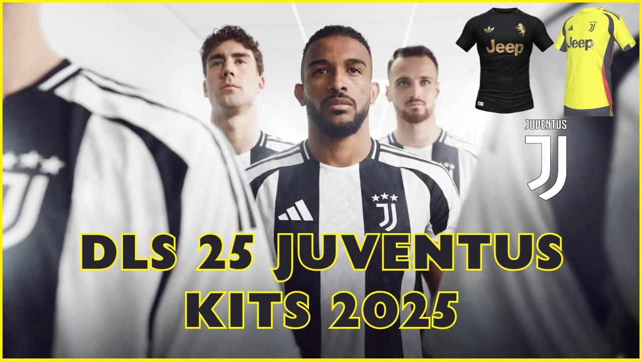Juventus DLS Kits 2025 Logo - Dream League Soccer 2025 Kits