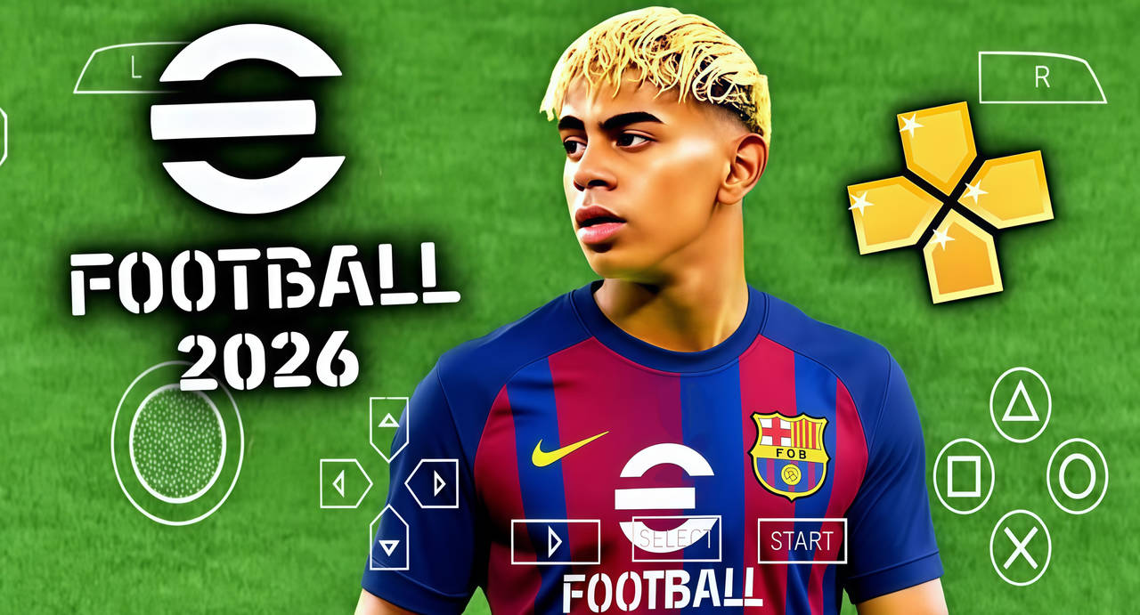 PES 2026 PPSSPP Offline – Download PS5 Camera Mod eFootball 2026 ISO (High Quality)